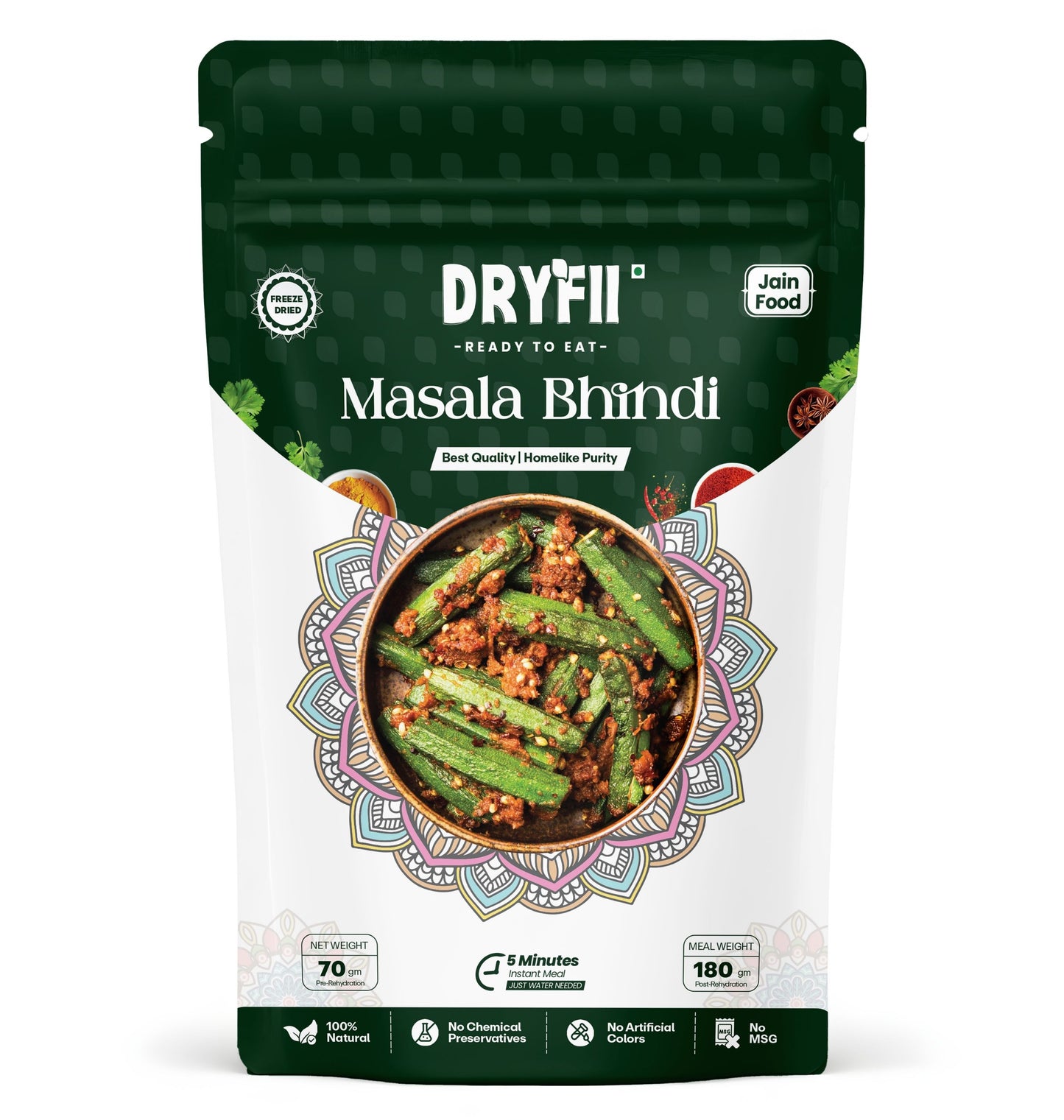 Jain Masala Bhindi