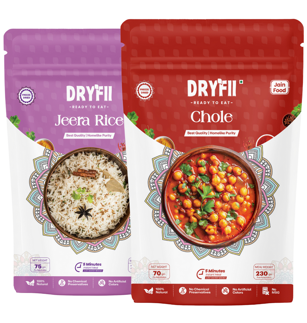 Jain Chole Rice – Dryfii Ready-To-Eat