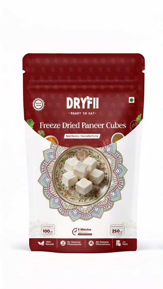 Freeze-Dried Paneer Cubes