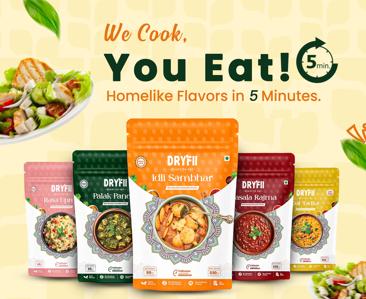 Dryfii: Ready-to-Eat Veg Meals - 100% Preservative Free – Dryfii Ready ...